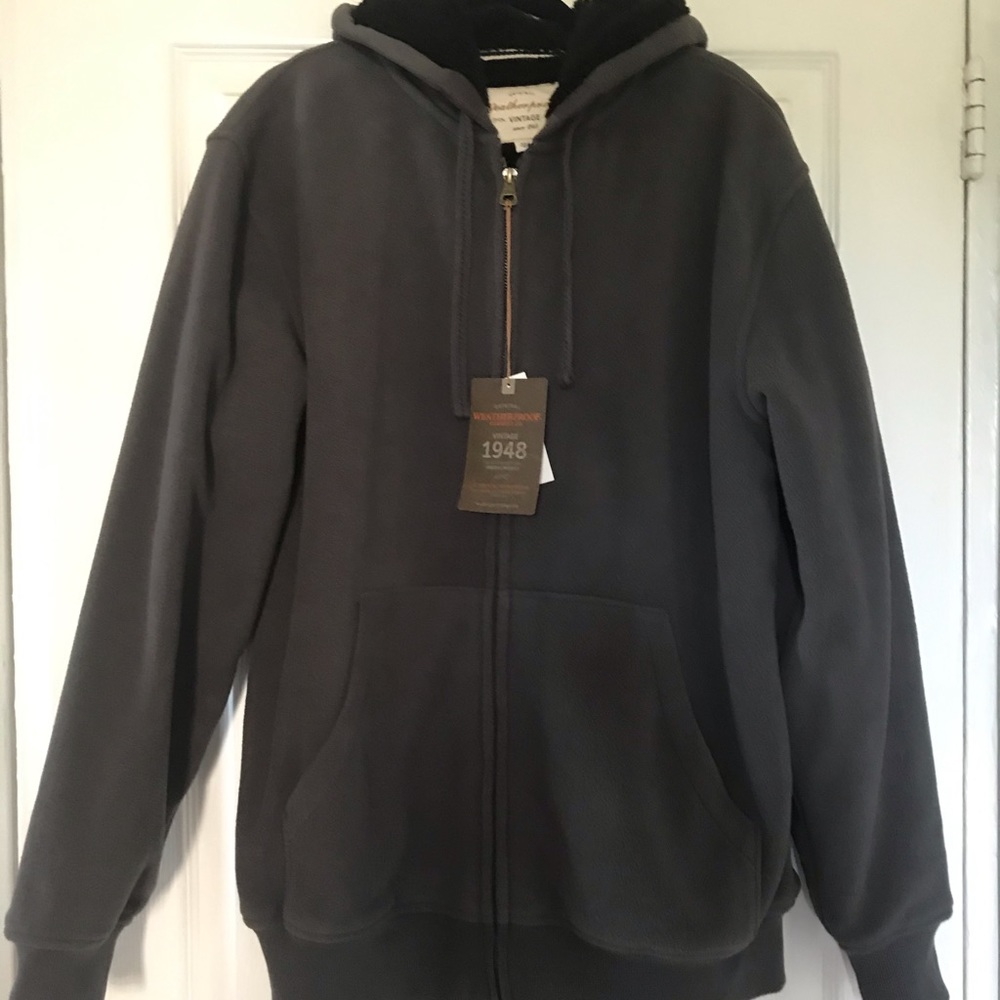 Weatherproof Mens Fleece-Lined Hoodie Sweatshirt
